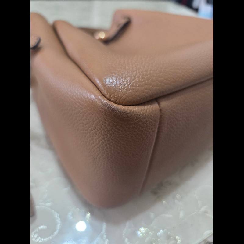 Tory burch romy 水桶包 專櫃款 提拉米蘇色-13