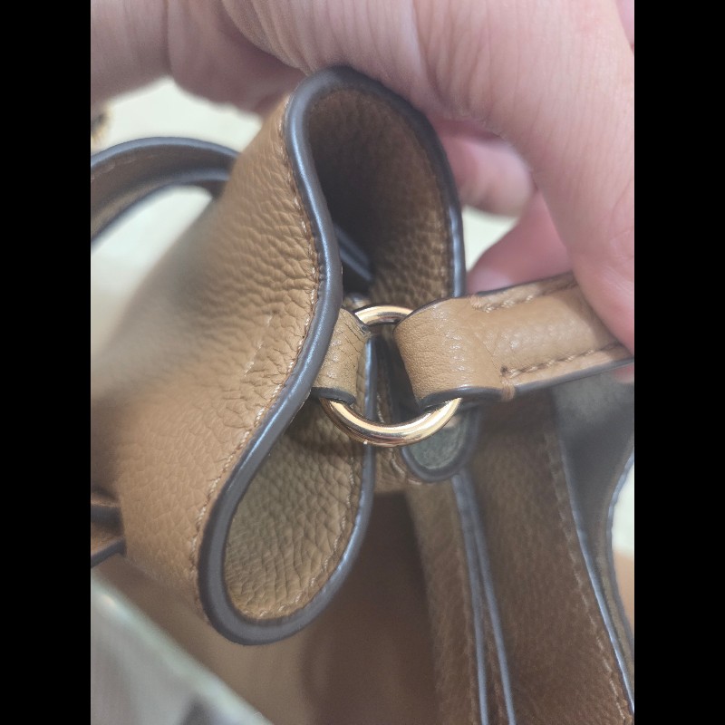 Tory burch romy 水桶包 專櫃款 提拉米蘇色-22