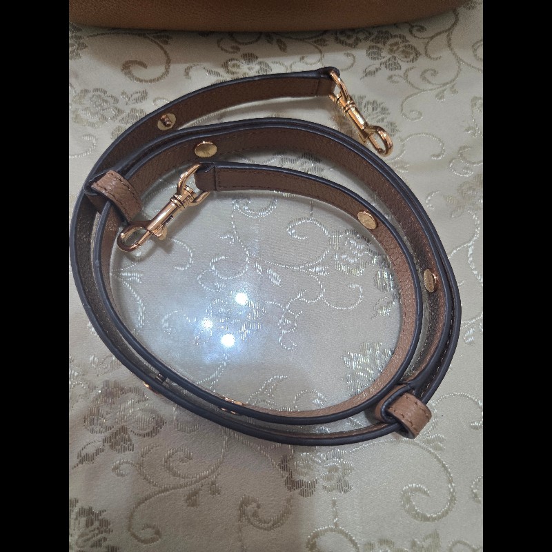 Tory burch romy 水桶包 專櫃款 提拉米蘇色-23