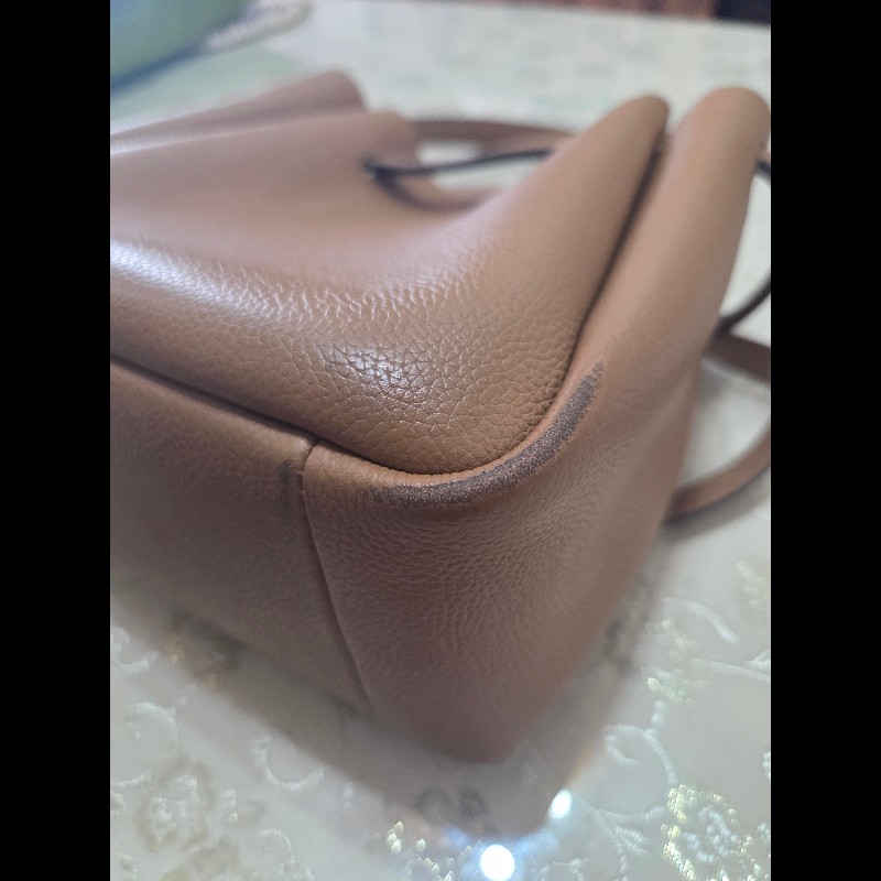 Tory burch romy 水桶包 專櫃款 提拉米蘇色-29