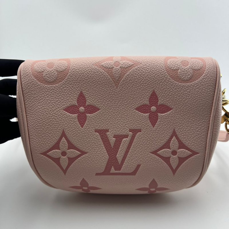 路易威登 Mini Bumbag 粉色粒面牛皮腰包／斜背包-6