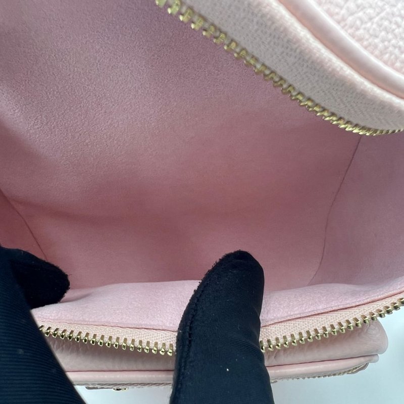 路易威登 Mini Bumbag 粉色粒面牛皮腰包／斜背包-11