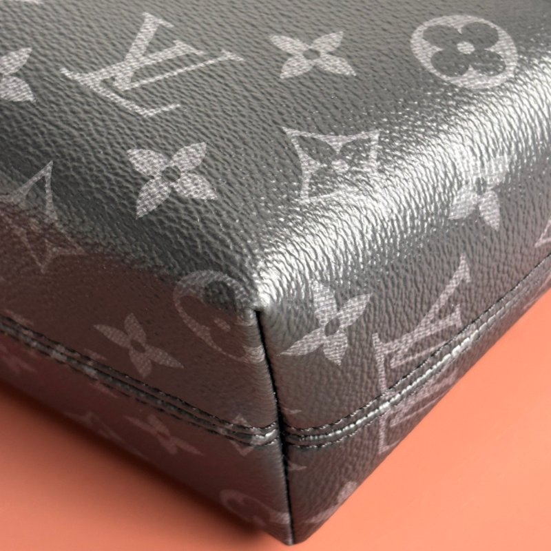 ::LOUIS VUITTON:: LV M46794 S-Cape 郵差包經典黑花紋掀蓋磁吸釦斜背包-8