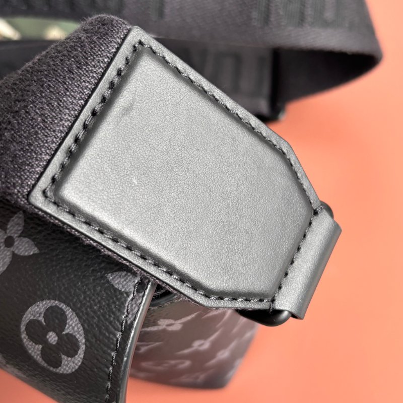 ::LOUIS VUITTON:: LV M46794 S-Cape 郵差包經典黑花紋掀蓋磁吸釦斜背包-18