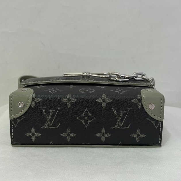 LV卡其色漸層PVC銀釦STEAMER-4