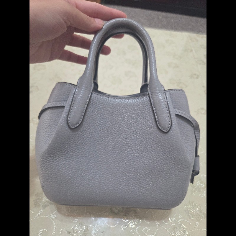 kate spade dumpling 迷你水餃包 灰藍色-7