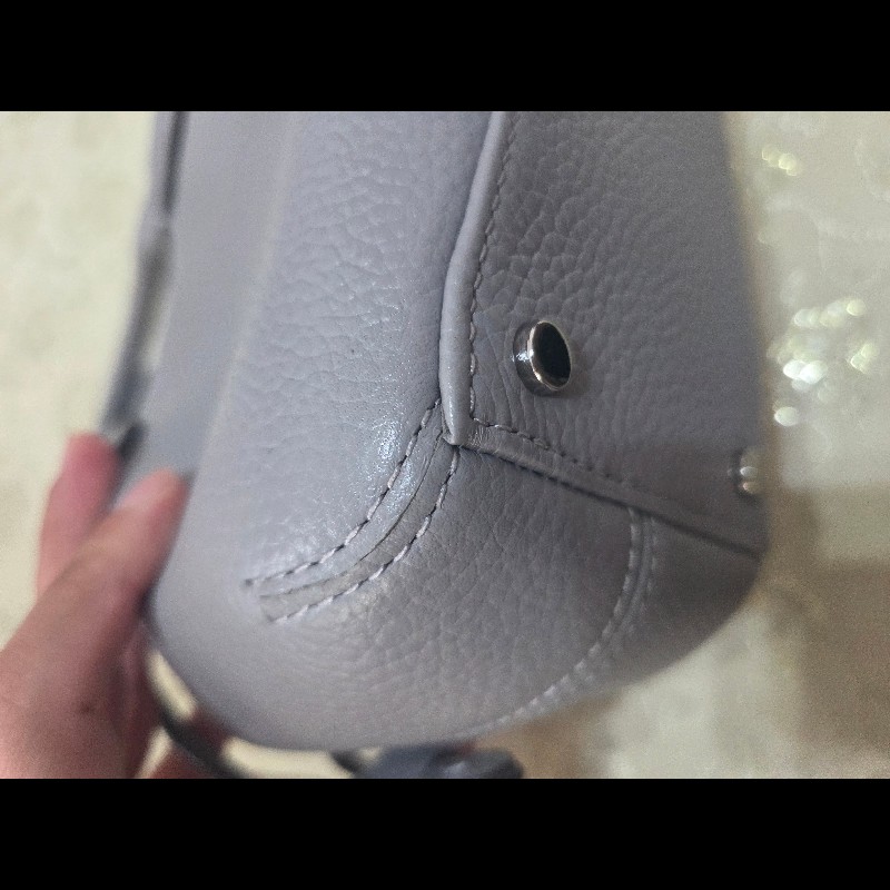 kate spade dumpling 迷你水餃包 灰藍色-9