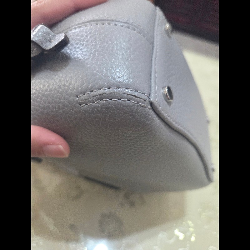 kate spade dumpling 迷你水餃包 灰藍色-10