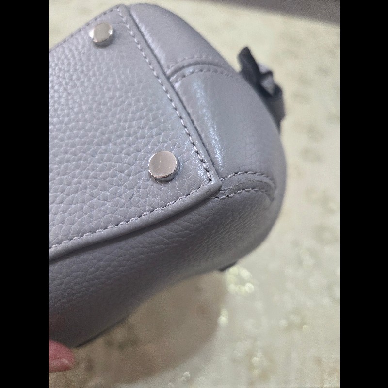 kate spade dumpling 迷你水餃包 灰藍色-11