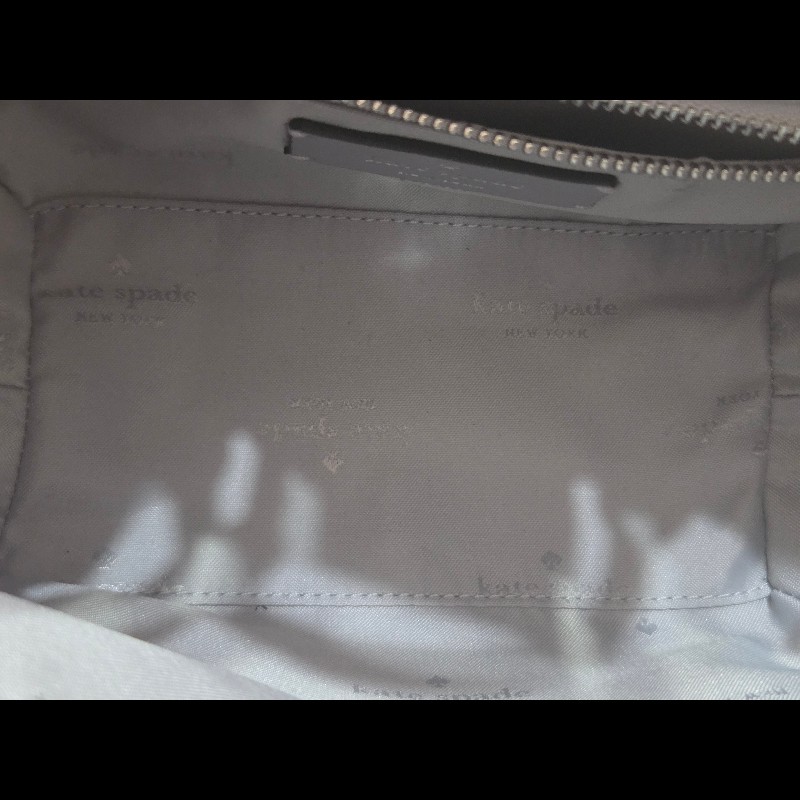 kate spade dumpling 迷你水餃包 灰藍色-13