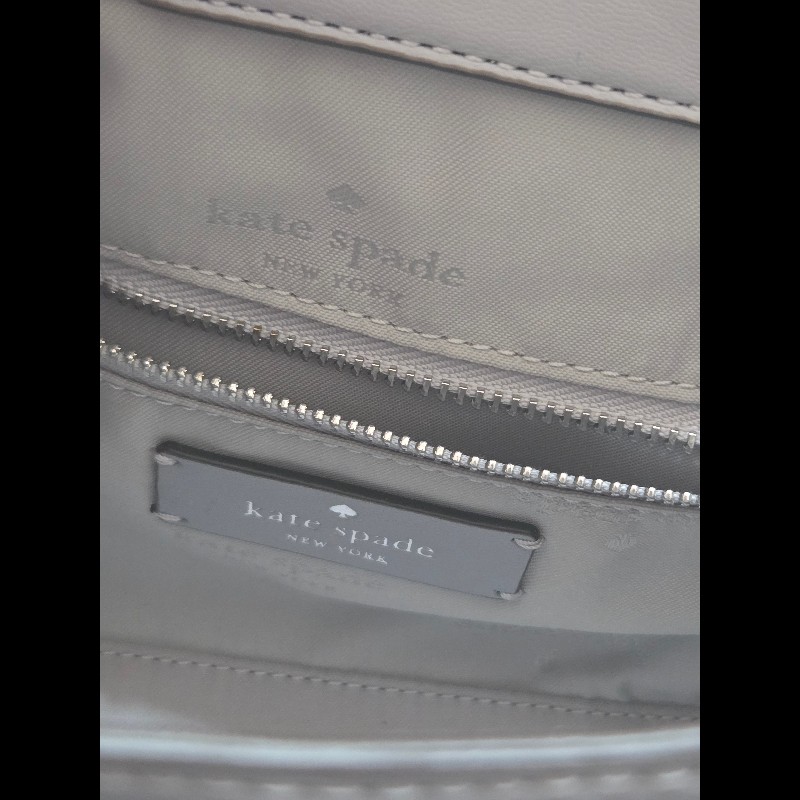 kate spade dumpling 迷你水餃包 灰藍色-14