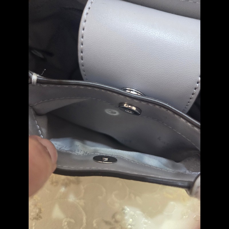 kate spade dumpling 迷你水餃包 灰藍色-15