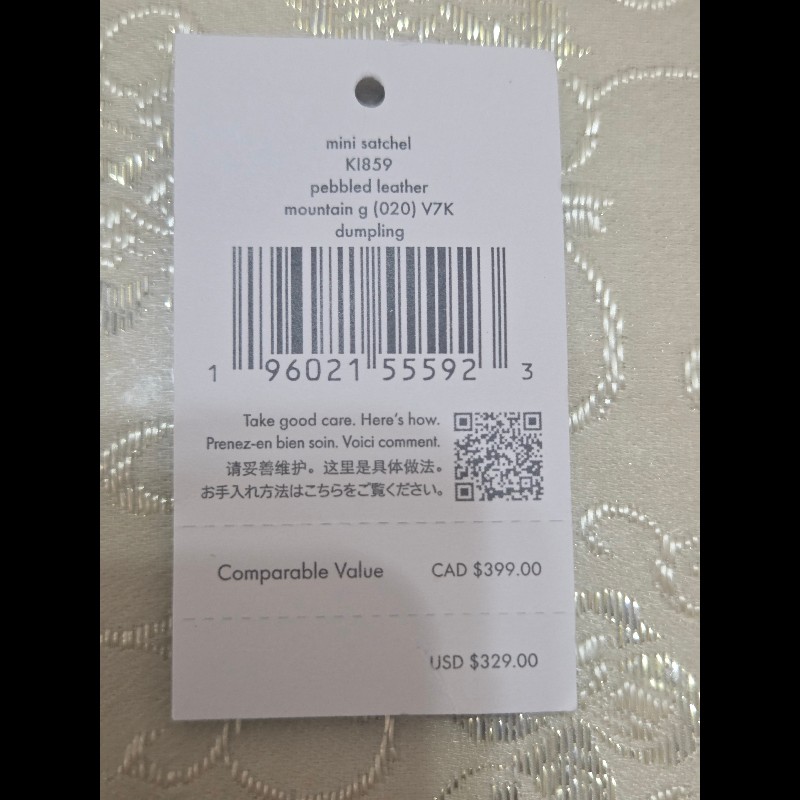 kate spade dumpling 迷你水餃包 灰藍色-19