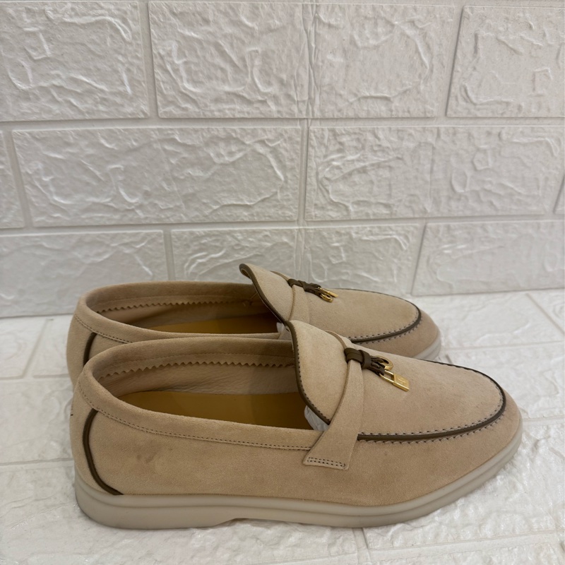 LORO PIANA杏色樂福鞋👞 貴婦名媛最愛😻-3