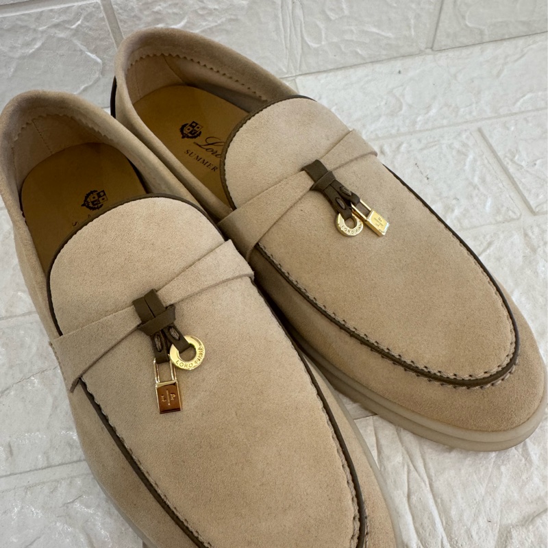 LORO PIANA杏色樂福鞋👞 貴婦名媛最愛😻-5