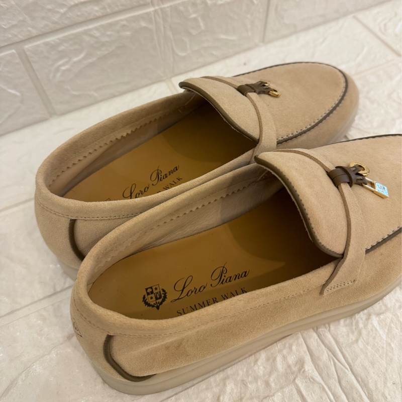LORO PIANA杏色樂福鞋👞 貴婦名媛最愛😻-10