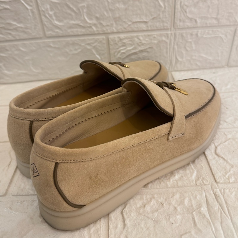 LORO PIANA杏色樂福鞋👞 貴婦名媛最愛😻-16