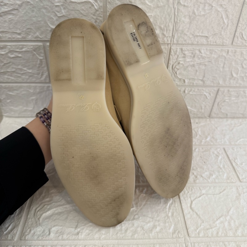 LORO PIANA杏色樂福鞋👞 貴婦名媛最愛😻-18