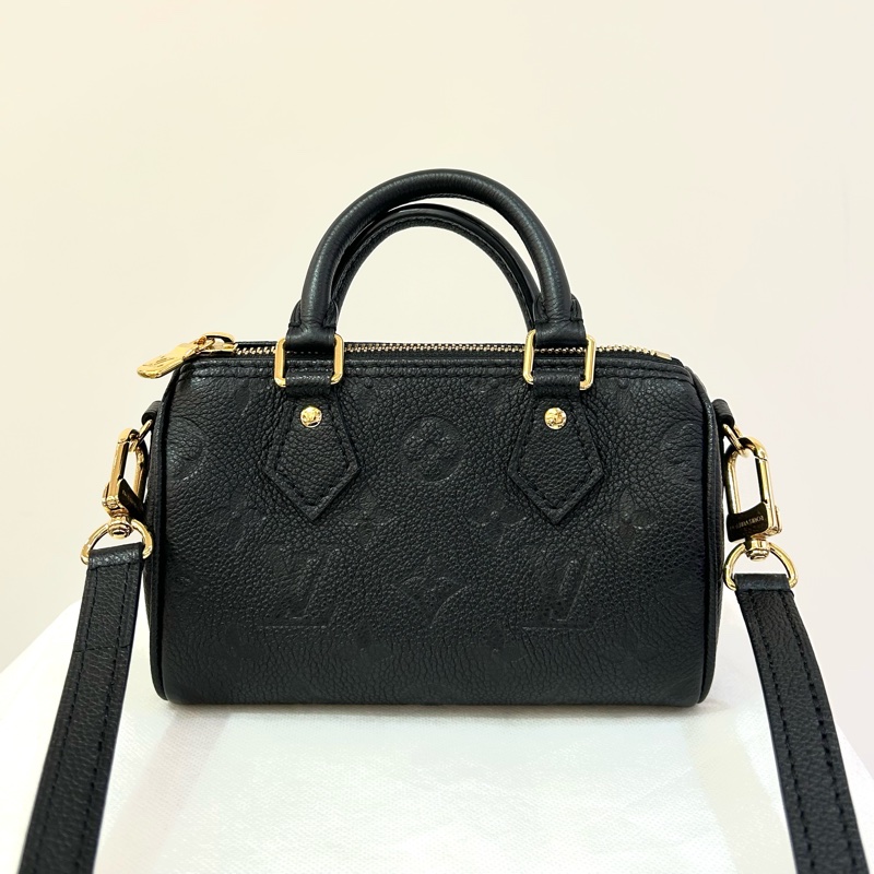 LV 黑壓紋nano speedy-2