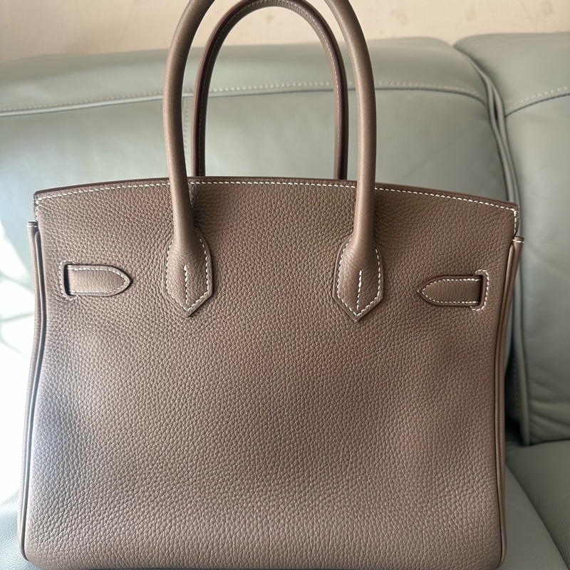 📍愛馬仕Hermes Birkin 30 大象灰 金扣 Togo皮 B刻狀態很好，輕微使用痕跡，保存狀態極佳，-1
