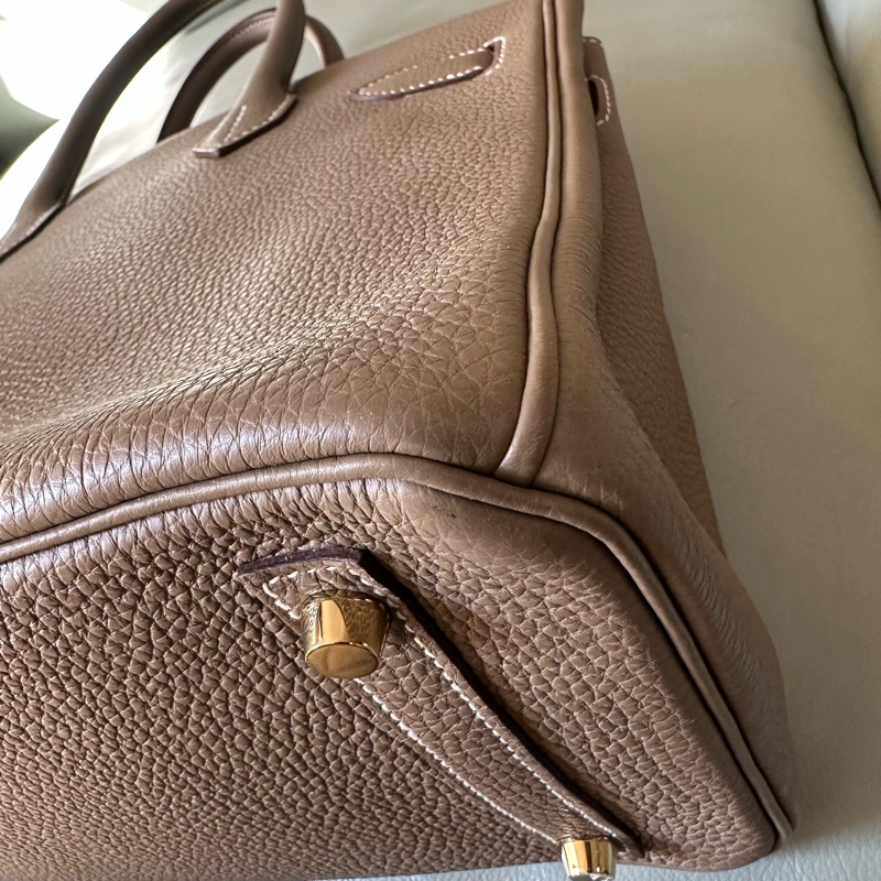 📍愛馬仕Hermes Birkin 30 大象灰 金扣 Togo皮 B刻狀態很好，輕微使用痕跡，保存狀態極佳，-13