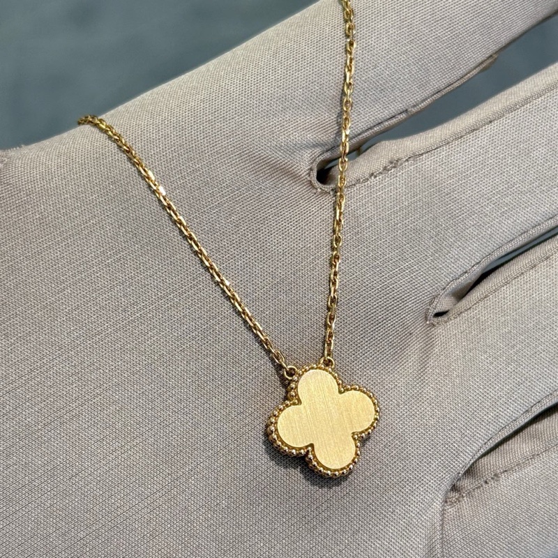 VCA 四葉草系列項鍊 牛眼石 鑲鑽 限定版-8