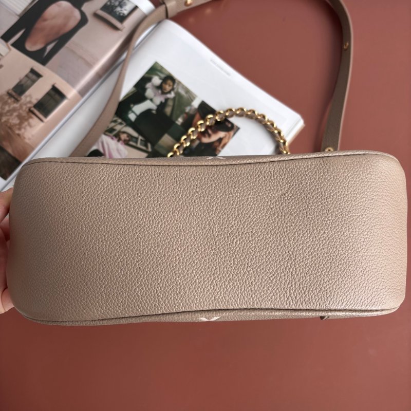 ::LOUIS VUITTON:: LV M13224 Boulogne PM 斑鳩灰 / 奶油色 雙色 Monogram Empreinte皮革 腋下包 肩背包 斜背包 半月包-2