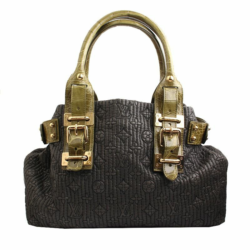 【包稅】LOUIS VUITTON 橄欖綠 Monogram Motard 手提包限量版-2