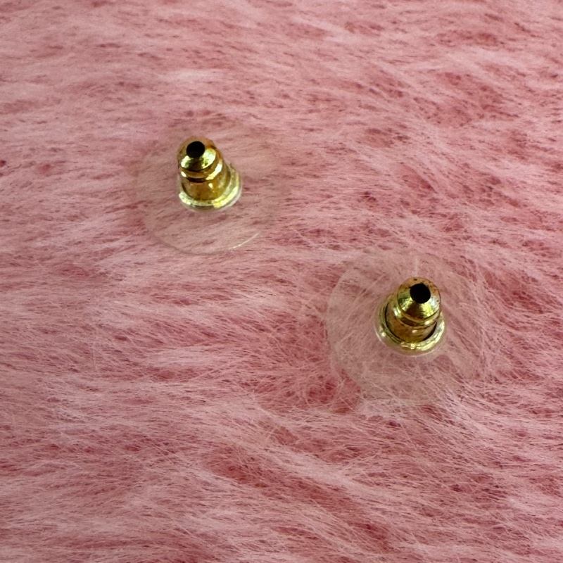 Chanel三色亮鑽大雙C耳環-9