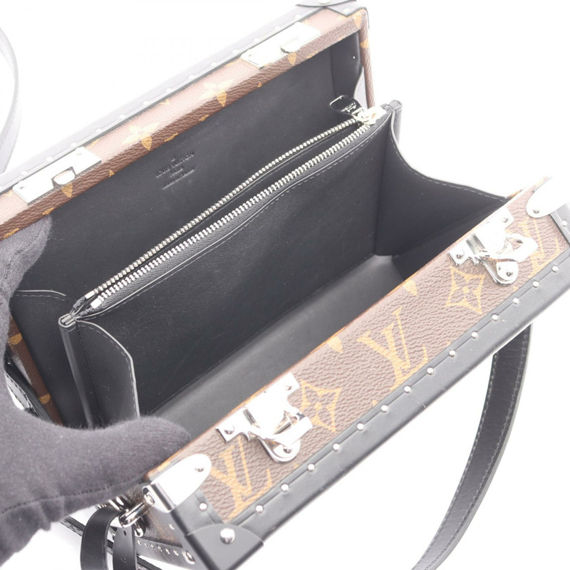 路易威登 (LOUIS VUITTON) 手拿包/單肩包 M20252 Monogram macassar 棕色/黑色 二手-2