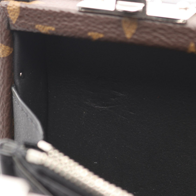 路易威登 (LOUIS VUITTON) 手拿包/單肩包 M20252 Monogram macassar 棕色/黑色 二手-5