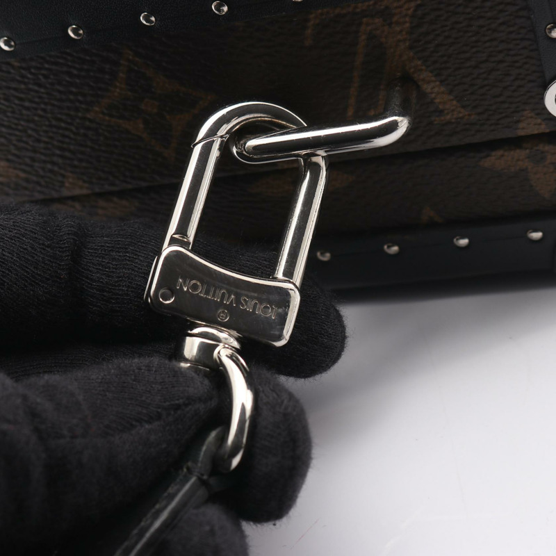 路易威登 (LOUIS VUITTON) 手拿包/單肩包 M20252 Monogram macassar 棕色/黑色 二手-11