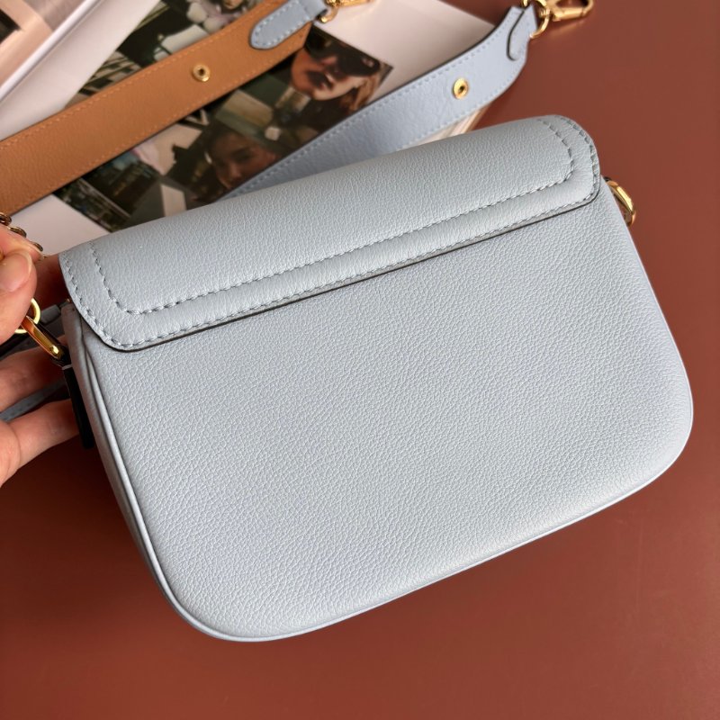 ::LOUIS VUITTON:: LV M59984 Lockme Tender寶寶藍白拼色手提斜背兩用包 掀蓋鏈帶包-5