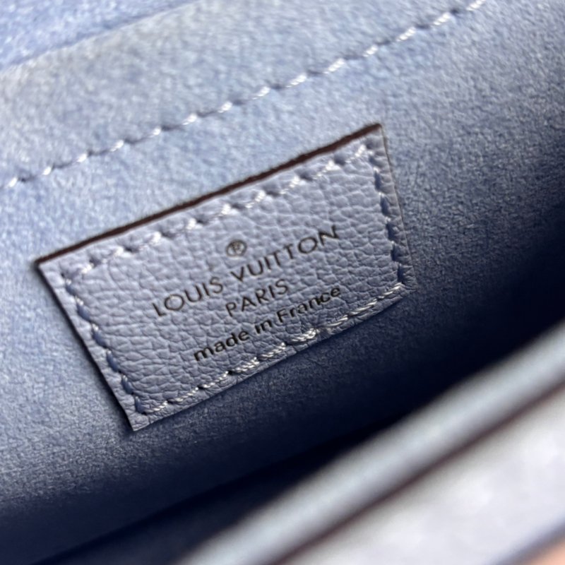 ::LOUIS VUITTON:: LV M59984 Lockme Tender寶寶藍白拼色手提斜背兩用包 掀蓋鏈帶包-28