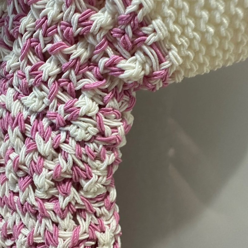 【美收精品】CHANEL 粉色針織連身裙 4-669-6