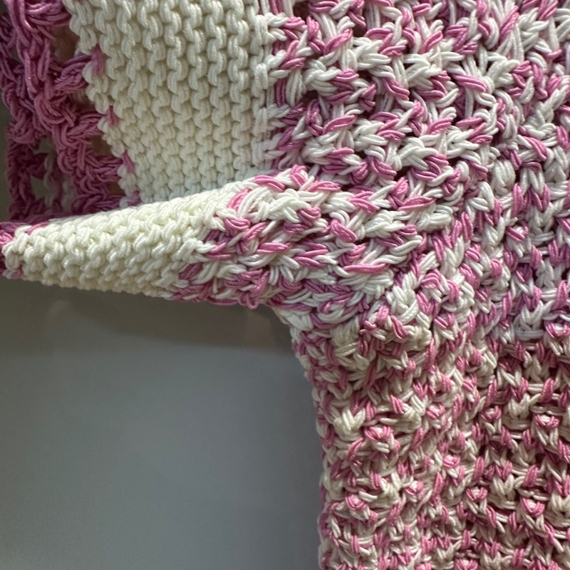 【美收精品】CHANEL 粉色針織連身裙 4-669-7