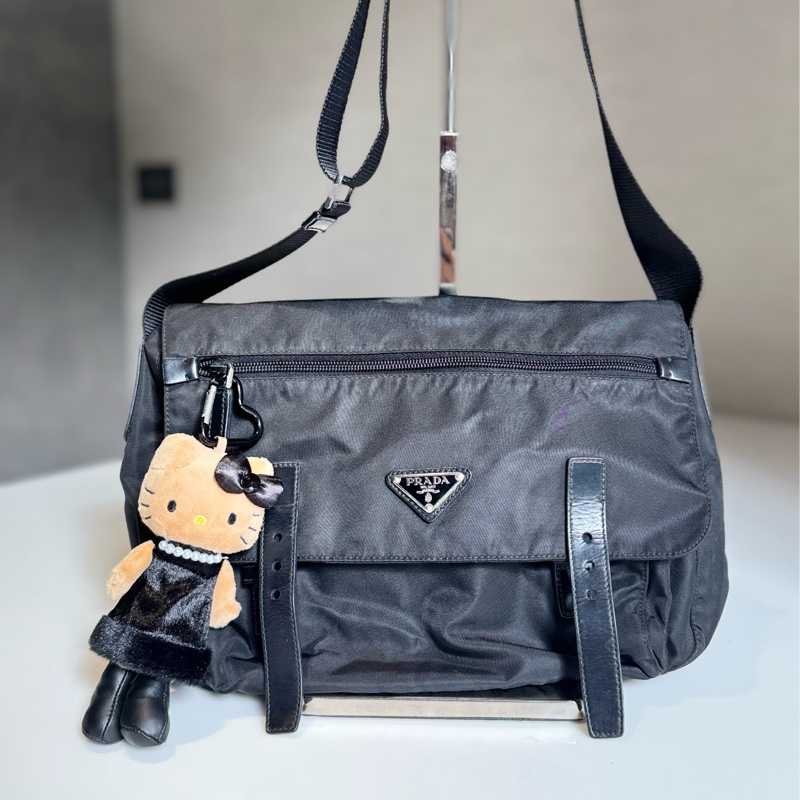 Prada經典降落傘斜背書包-2