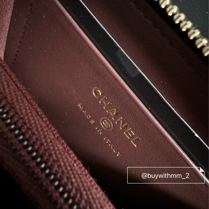 ⭐️賣場有滿額折扣⭐️香奈兒經典 黑金加大零錢包-5