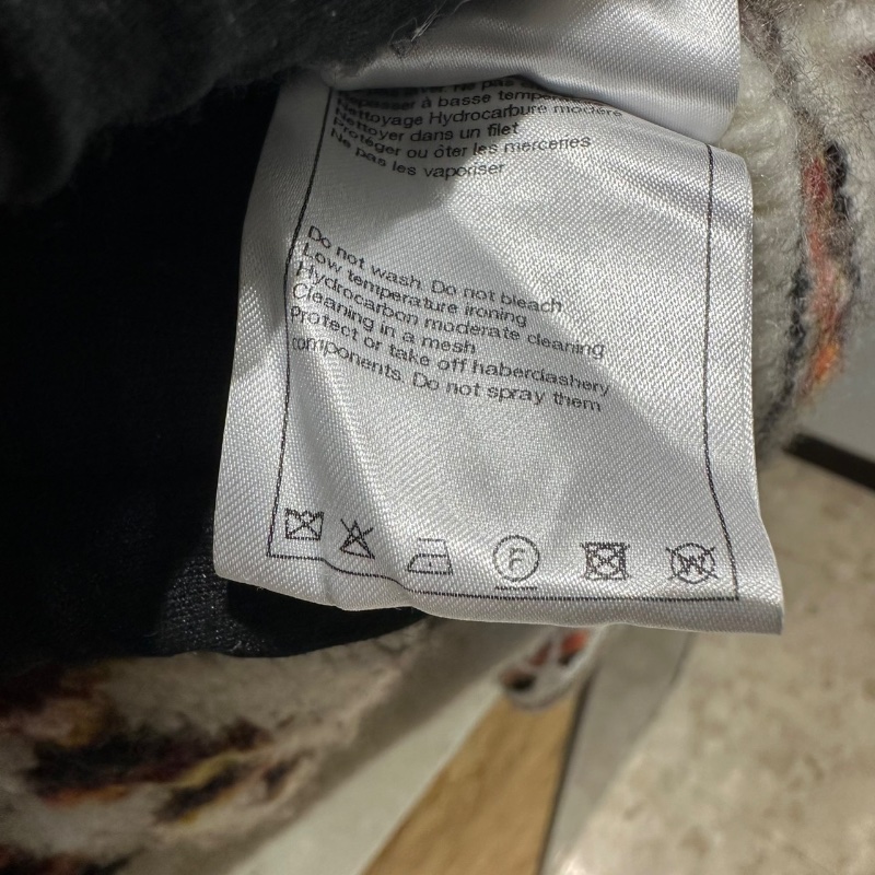 【美收精品】CHANEL 茶橘色菱格紋針織外套 4-674-7