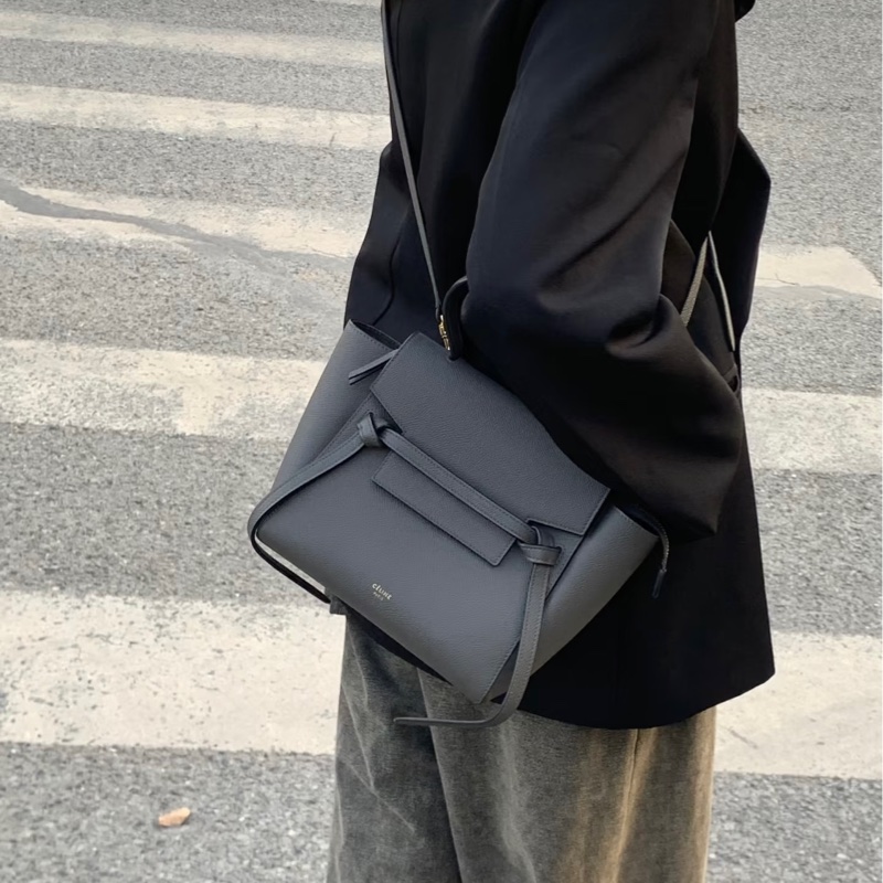 Celine belt nano 深灰色鯰魚包-0