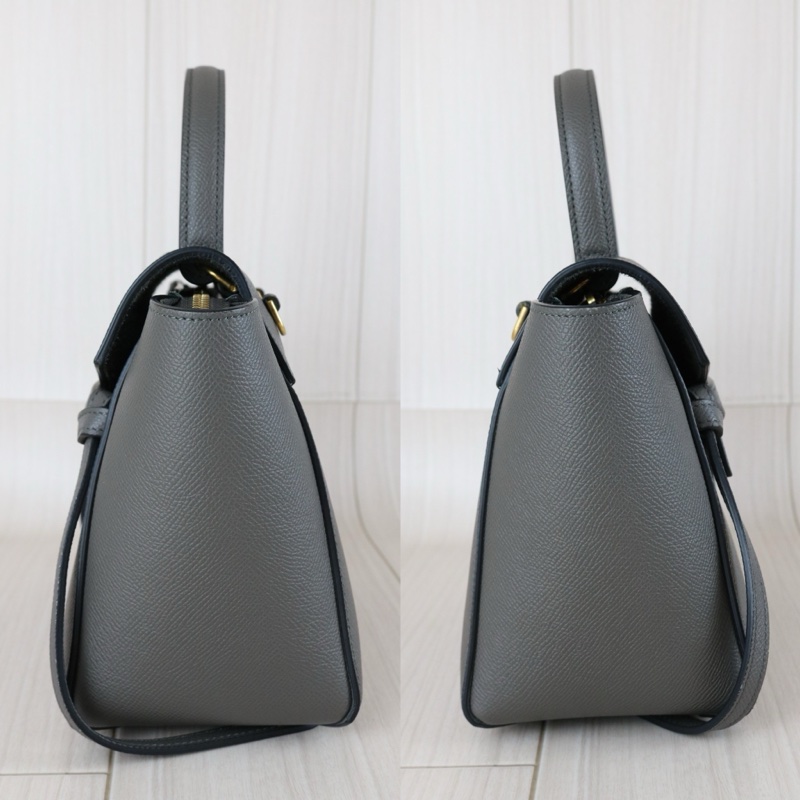 Celine belt nano 深灰色鯰魚包-4