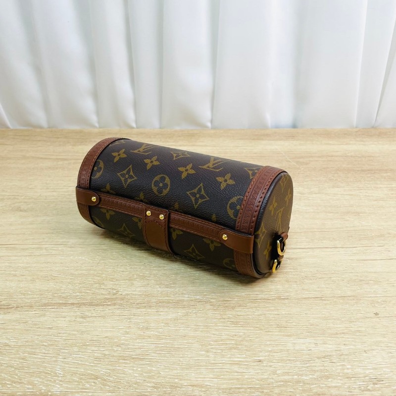 LV  路易威登 Papillon Trunk巴比龍手提單肩包斜挎包 歐陽娜娜同款 男女都能背 又酷又颯 多種背法實用百搭-4