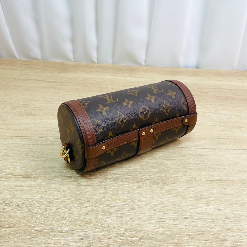 LV  路易威登 Papillon Trunk巴比龍手提單肩包斜挎包 歐陽娜娜同款 男女都能背 又酷又颯 多種背法實用百搭-7