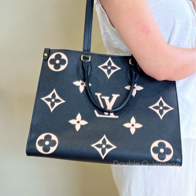 Lv  onthego mm 海軍藍色 台灣購證全配 晶片款-2