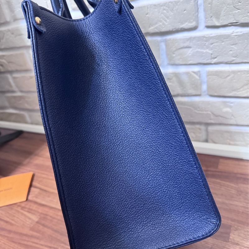 Lv  onthego mm 海軍藍色 台灣購證全配 晶片款-7