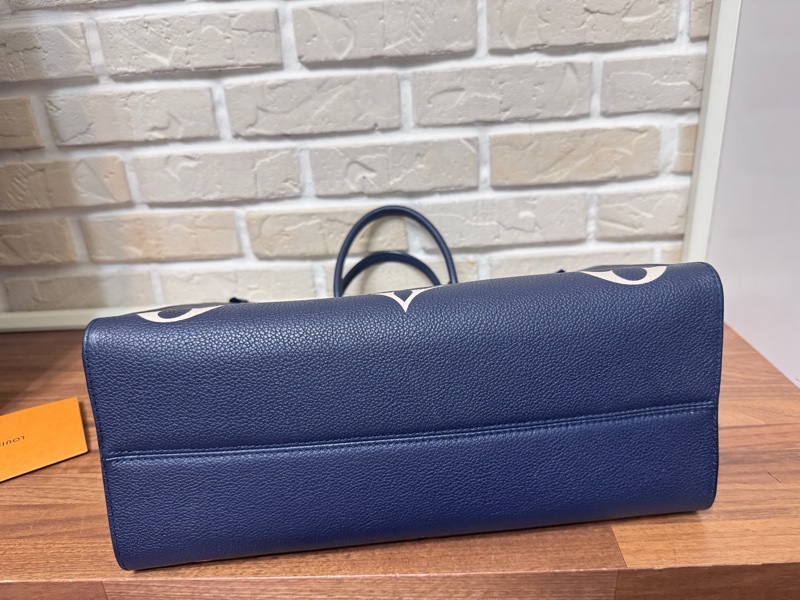 Lv  onthego mm 海軍藍色 台灣購證全配 晶片款-8