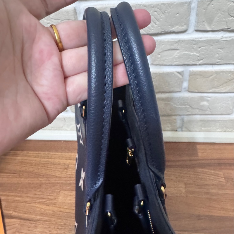 Lv  onthego mm 海軍藍色 台灣購證全配 晶片款-15