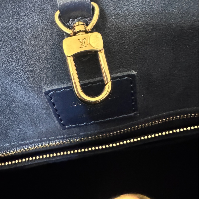 Lv  onthego mm 海軍藍色 台灣購證全配 晶片款-19