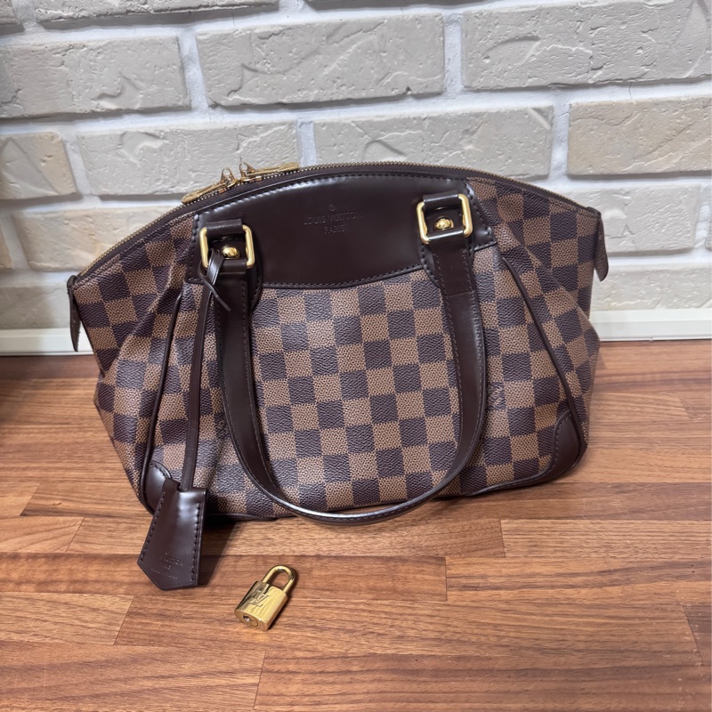 Lv棋盤格小號元寶包-3