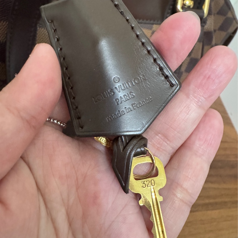 Lv棋盤格小號元寶包-22